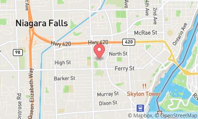 map, Niagara Kwik Dry Total Cleaning