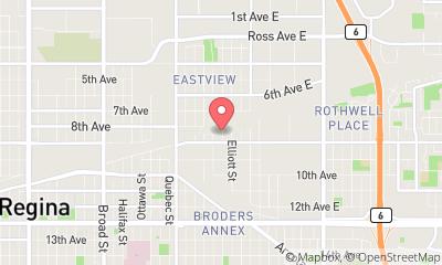 map, R & F Stucco & Masonry