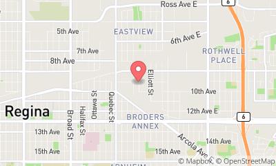 map, Advanced Roofing Ltd