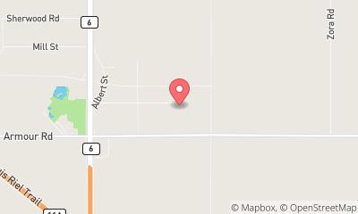 map, D & R Roofing Inc