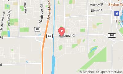 map, Niagara Nurse Landscaping Inc
