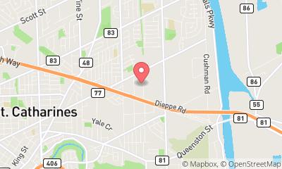 map, Herb Lodde & Sons Roofing Ltd. - Niagara Region