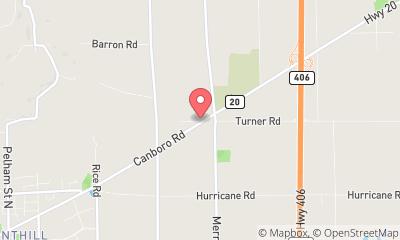 map, Baron Roofing And Siding