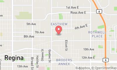 map, Zaryski Construction Ltd