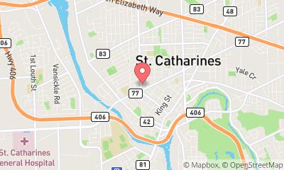 map, Greg Chew Commercial Realtor, Colliers International, Niagara Region