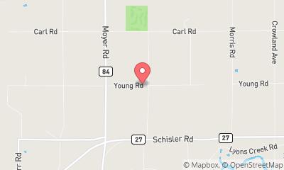 map, Eric Gas & Electric