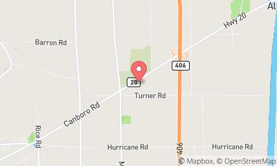 map, Niagara RoofMasters Inc.
