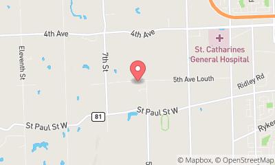 map, Christensen Ed Roofing Limited