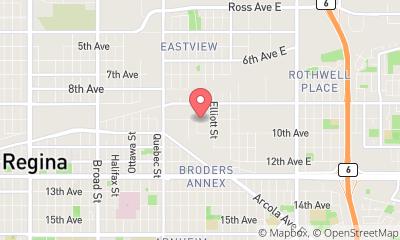 map, Alair Homes Regina