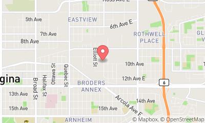map, Wascana Wood Floors & More Inc