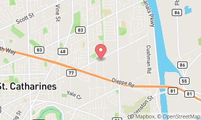 map, U-Haul Moving & Storage at Welland Ave