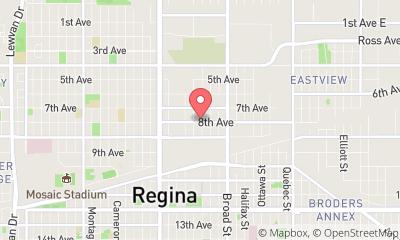 map, United Floors (Regina)