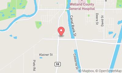 map, Welland Self Storage
