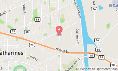 map, End of The Roll - St. Catharines