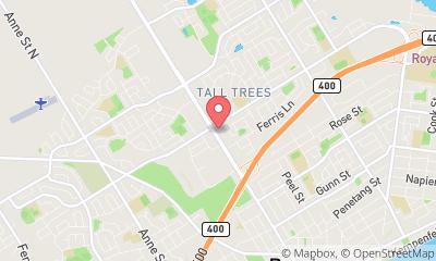 map, Barrie Cell Phone & Electronic Repair / Internet Provider.