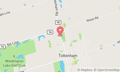 map, Tottenham Paving & Construction