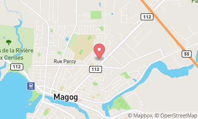 map, Lavage de vitre J.L à Magog