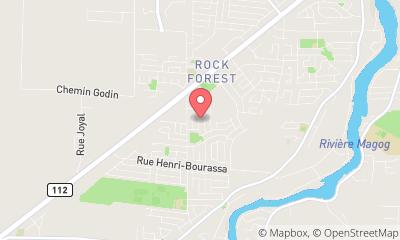 map, INTER-FUZION ÉLECTRIQUE INC SERVICE 24h