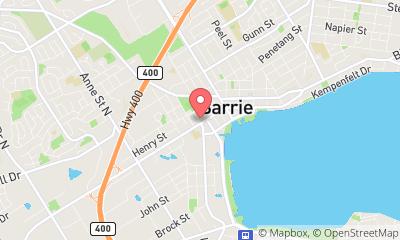 map, Barrie House Cleaning Services