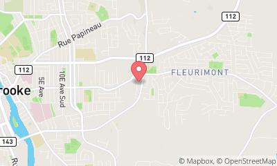 map, Entrepôt Therrian Warehouses - Sherbrooke