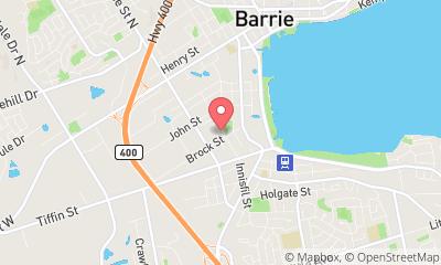 map, AK Enterprises Roofing Barrie