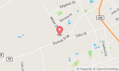 map, Access Storage - Barrie Miller Drive