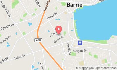 map, Access Storage - Barrie