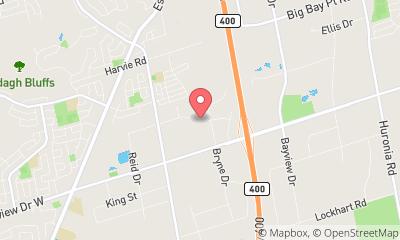map, Access Storage - Barrie Mapleview
