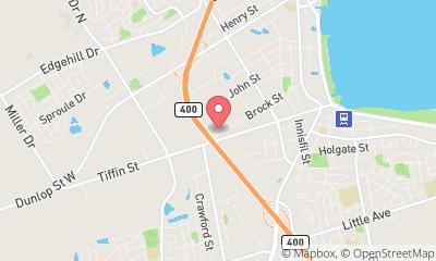 map, Barrie Heated Storage