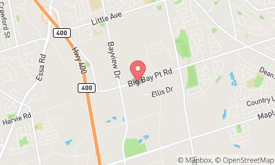 map, Barrie Southend Public Storage