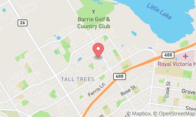 map, Jin Li Roofing INC