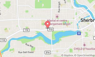 map, Via Capitale Estrie