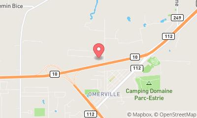 map, Toitures Memphré inc - Couvreur Magog