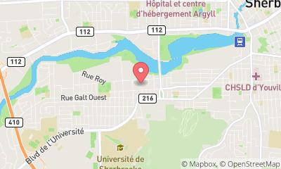 map, Maçonnerie Desrosiers de l'Estrie Inc.