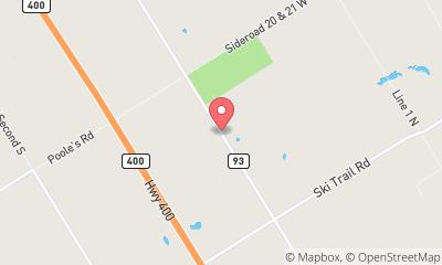 map, Simcoe Contracting