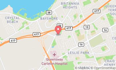 map, Bright & Right Line Painting Inc