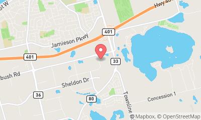 map, T&H Heating and Air Conditioning Inc.