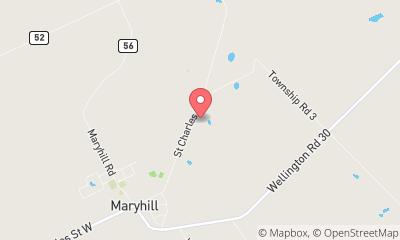 map, Gerry Kuchma Mechanical Inc