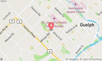 map, S.P Roofing Inc