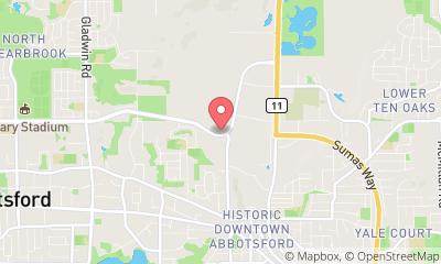 map, ServiceMaster Restore of Fraser Valley