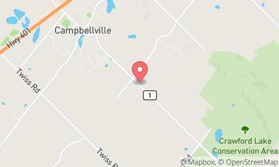 map, Done Right-Roofing & Sheet Metal Ltd