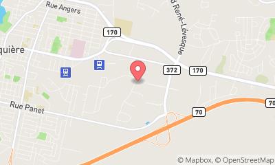 map, Les Entreprises Lavage Saguenay Inc. / GUS