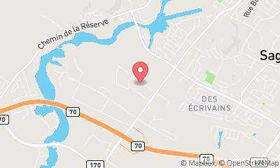 map, Les Immeubles Saguenay