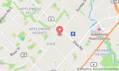 map, D'Angelo and Sons | Eavestrough Repair & Roofing Mississauga