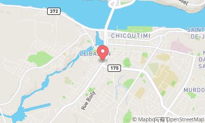 map, Trembec entrepreneur général Saguenay