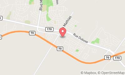 map, Via Capitale Saguenay Lac St-Jean