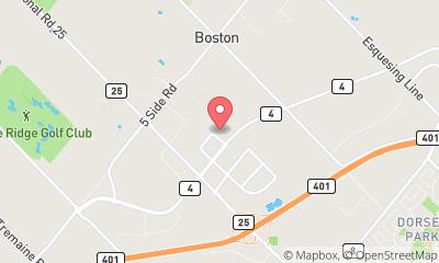 map, James Snow Self Storage Milton