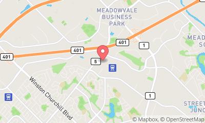 map, Safe Self Storage - Mississauga West