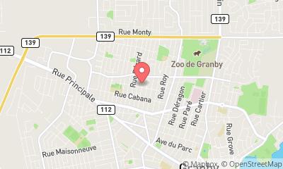 map, Couvreur Roch & Fils Inc