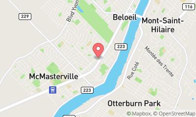 map, Flordeco - Couvre-Planchers Beloeil